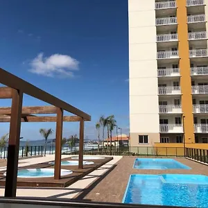 Em Barra Velha, Pe Na Areia Apartamento Com Vista Pro Mar Apartamento